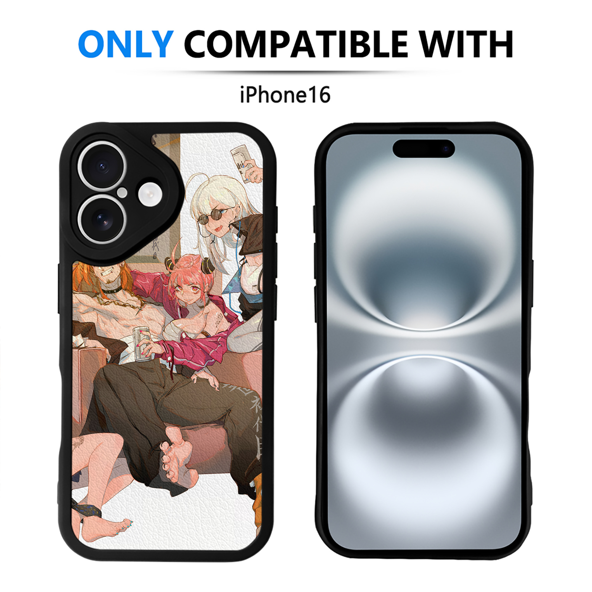 （画像用） SPY×FAMILY间谍家家酒 【iPhone 16シリーズ対応】シリコンスマホケース（レザー調） 材質：シリコン